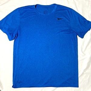 NIKE DRI Fit Performance T. Royal Blue. X-Large.